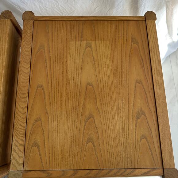 Vintage Midcentury Thomasville Nightstands End Tables Pair of 2 - Picture 8 of 9